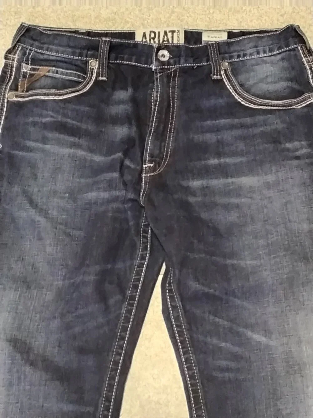 Ariat M5 Coltrane Slim Straight Jeans 40x32 Nightingale Stretch Stackable Boot